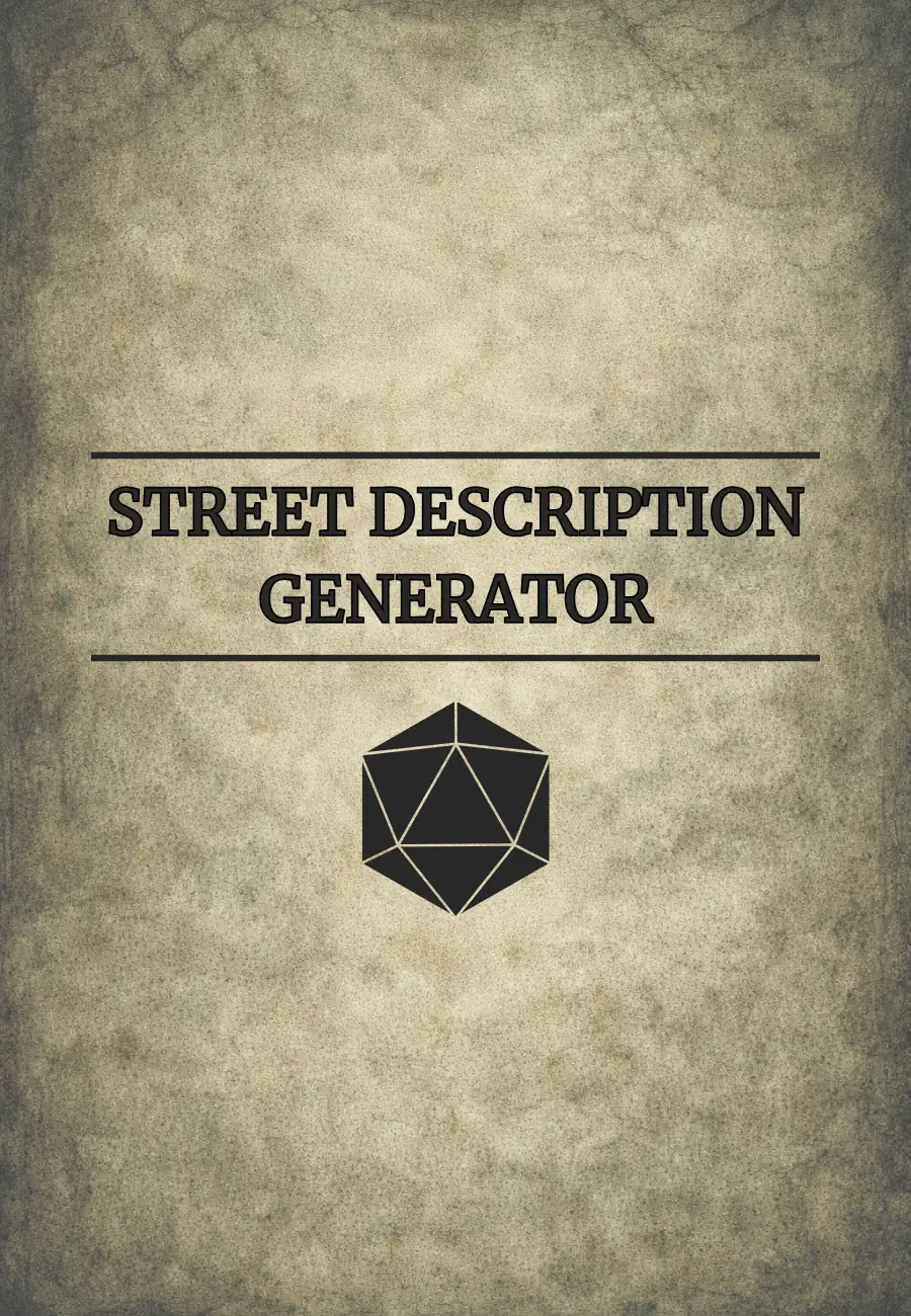 Street Description Generator