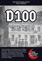 D100 Fantasy Rumors & Tavern Gossip