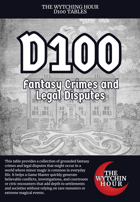 D100 Fantasy Crimes and Legal Disputes
