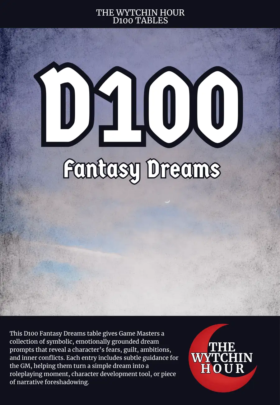 D100 Fantasy Dreams