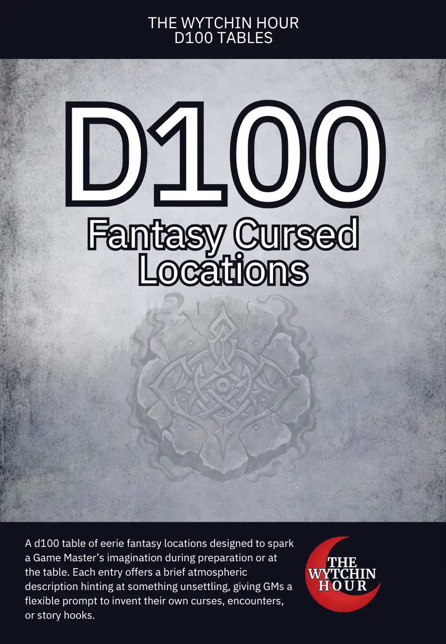 D100 Fantasy Cursed Locations