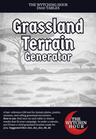 Grassland Terrain Generator