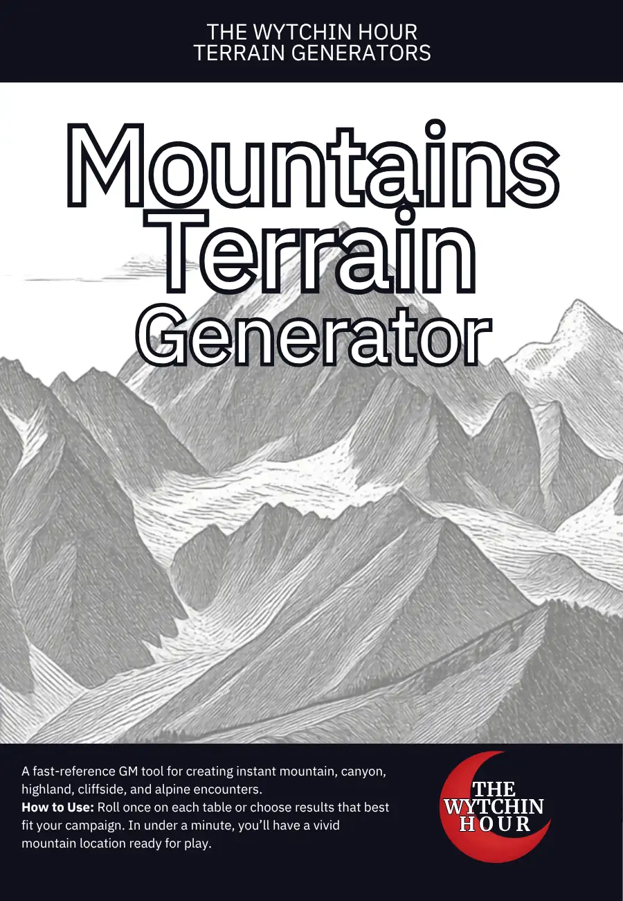 Mountains Terrain Generator