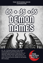 d6+d6+d6 Demon Names