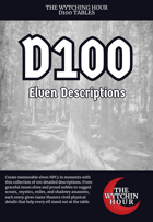 D100 Elven Descriptions