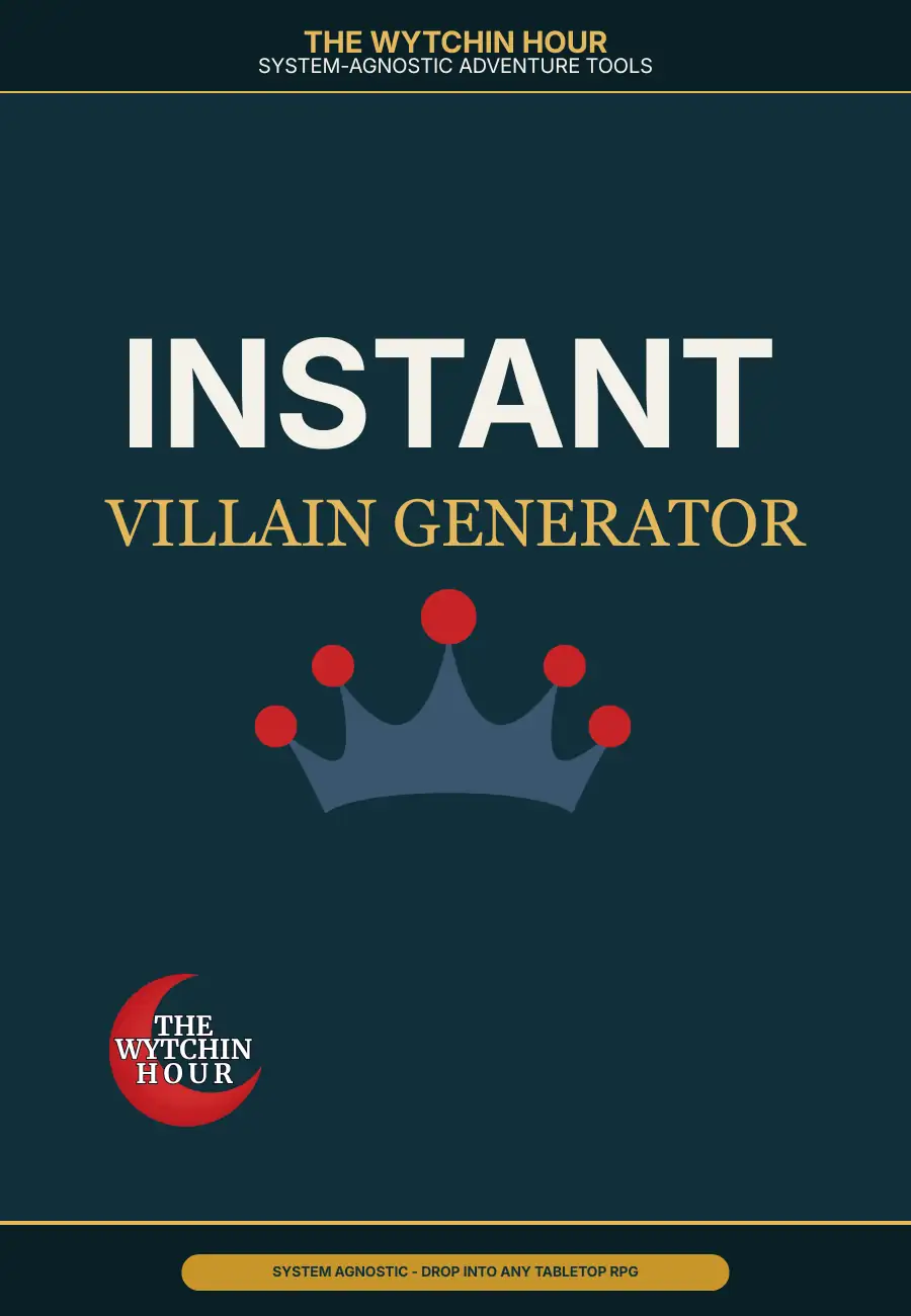 Instant Villain Generator