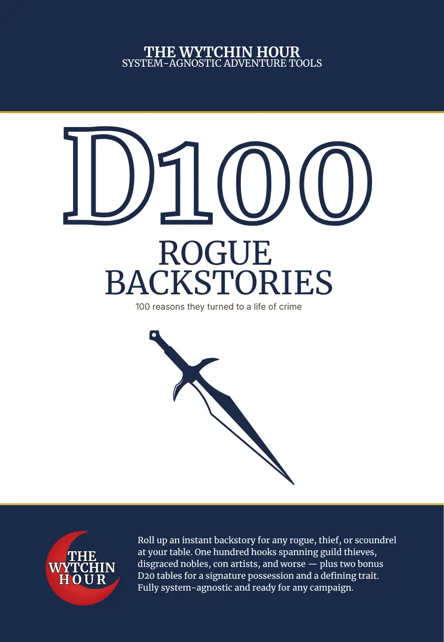 D100 Rogue Backstories