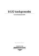 d100 backgrounds for Shadowdark RPG