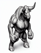 Minotaur Miniature (STL File)