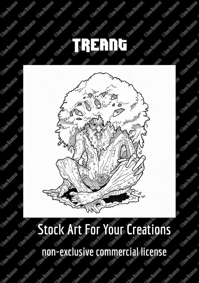 Treant Stock Art - John Bilodeau Stock Art | DriveThruRPG