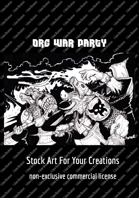 Orc War Party Stock Art