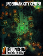 Underdark City Center - D&D Asian Fantasy Battlemap Pack