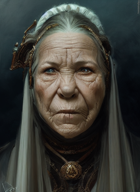 AI Generated Portraits - Dwarf Female - Stock