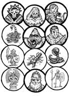 Dungeon Detritus Virtual Tabletop Tokens VTT