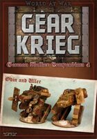 Gear Krieg: German Walker Compendium IV: Odin and Uller