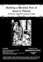 Building a Wretched Hive of Scum & Villainy - A Thieves' Quarter Creation Toolkit
