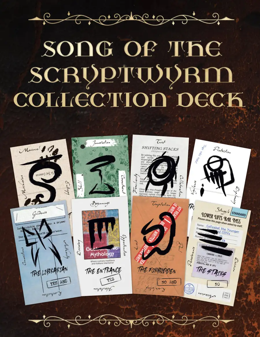 Song of the Scryptwyrm: Collection Oracle Deck