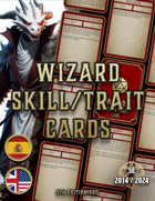 Wizard Skill & Traits Cards D&D 5E