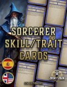 Sorcerer Skill & Traits Cards D&D 5E