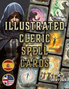 Cleric Illustrated Spell Cards D&D 5E