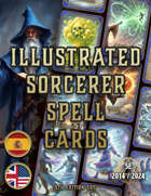 Sorcerer Illustrated Spell Cards D&D 5E