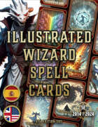 Wizard Illustrated Spell Cards D&D 5E