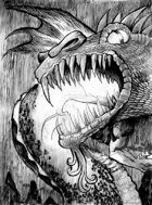 Dragon clip art image