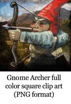 gnome archer clip art image