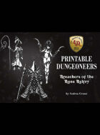 Printable Dungeoneers 3 for Four Against Darkness