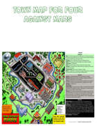 Map Town Poster for Four Against Mars