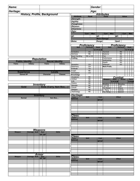 Shards Of Reality - Character Sheet (Simple D10)