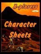 X-plorers Digest Character Sheets