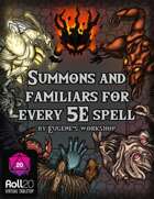 Summons and Familiars for every 5E Spell for Roll20 VTT