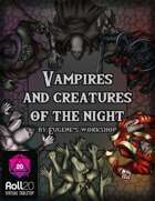 Vampires and Creatures of the Night for Roll20 VTT