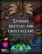 Spiders, Beetles and Crustaceans for Roll20 VTT