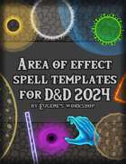 Area of Effect Spell Templates for D&D 2024