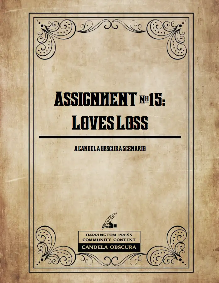 Assignment 15 — Love's Loss