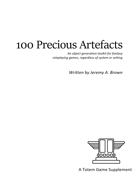100 Precious Artefacts