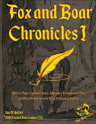 Fox and Boar Chronicles 1 - NPCs, Locations + More