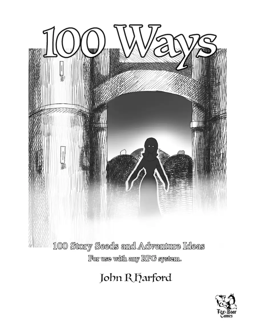Cover of 100 Ways - Story Seeds and Adventure Ideas