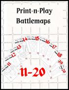 Print-n-Play Battlemaps 11-20 [BUNDLE]