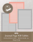 Journal Page #28 Tables