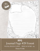 Journal Page #29 Forest