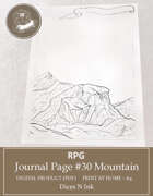 Journal Page #30 Mountain