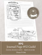 Journal Page #32 Aventure guild