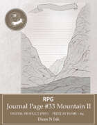 Journal Page #33 - Mountains II