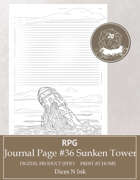 Journal page #36 Sunken Tower