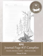 Journal page #37 campfire