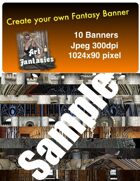 Fantasy Banners or Page Separators Volume 1 Castle/Keep