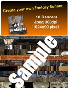 Fantasy Banners or Page Separators Volume 3 Castle/Rooms